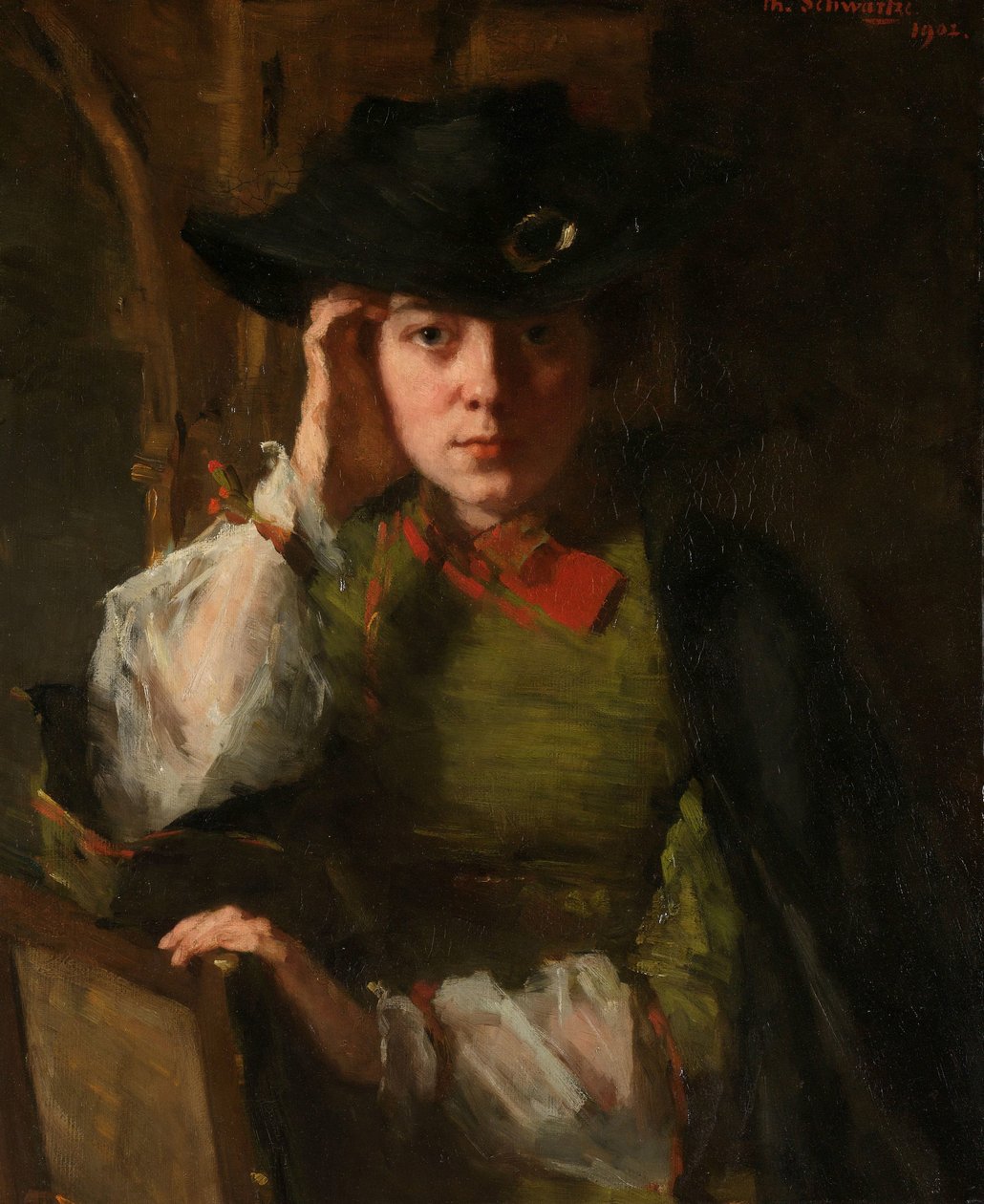 Retrato de Lizzy Ansingh de Thérèse Schwartze