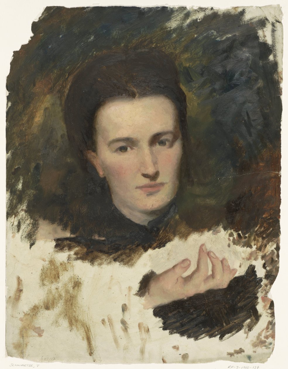 Retrato de una mujer de Thérèse Schwartze