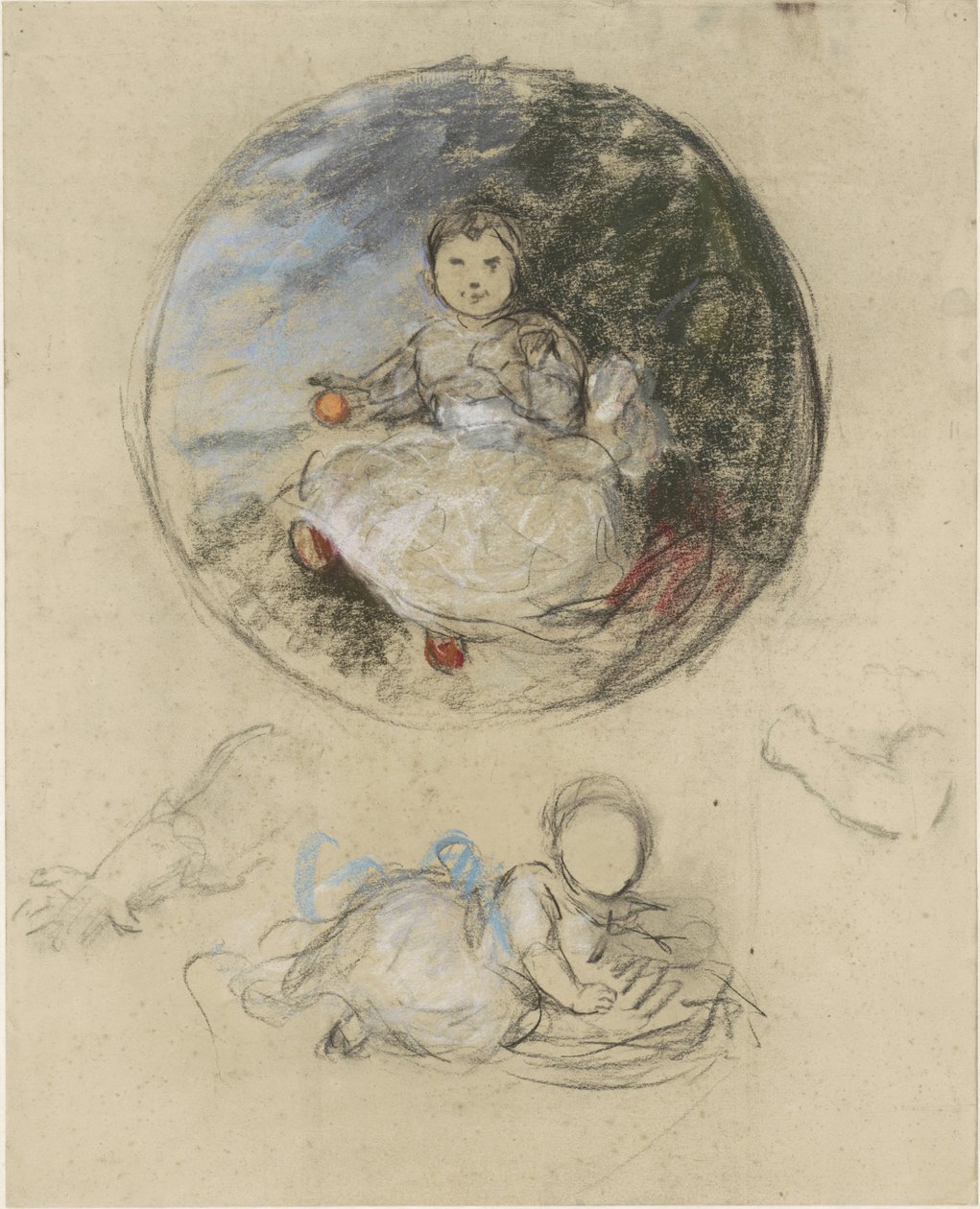 Dos estudios de la princesa Juliana de Thérèse Schwartze