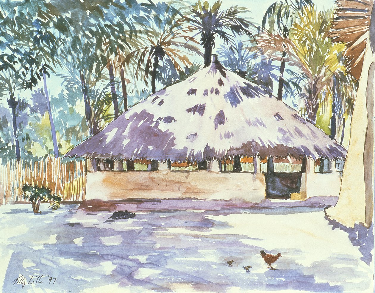 La Rotonda, Senegal, África Occidental, 1997 de Tilly Willis