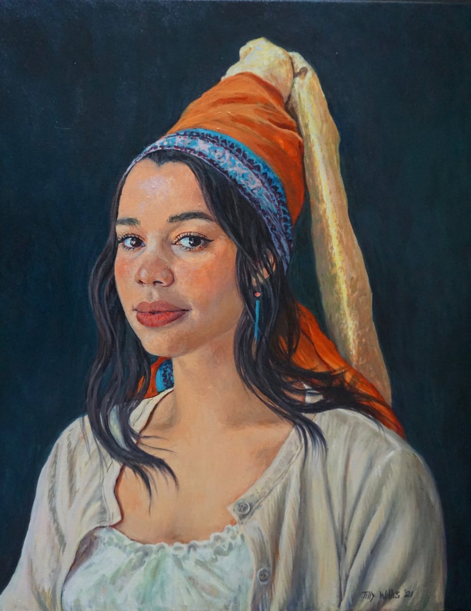 Belinda 2021 (óleo sobre lienzo) de Tilly Willis