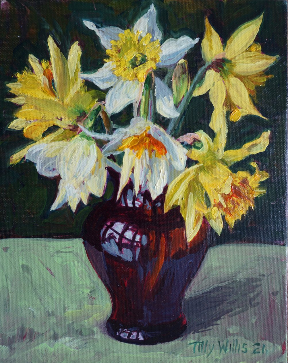 Narcisos 2021 (aceite) de Tilly Willis