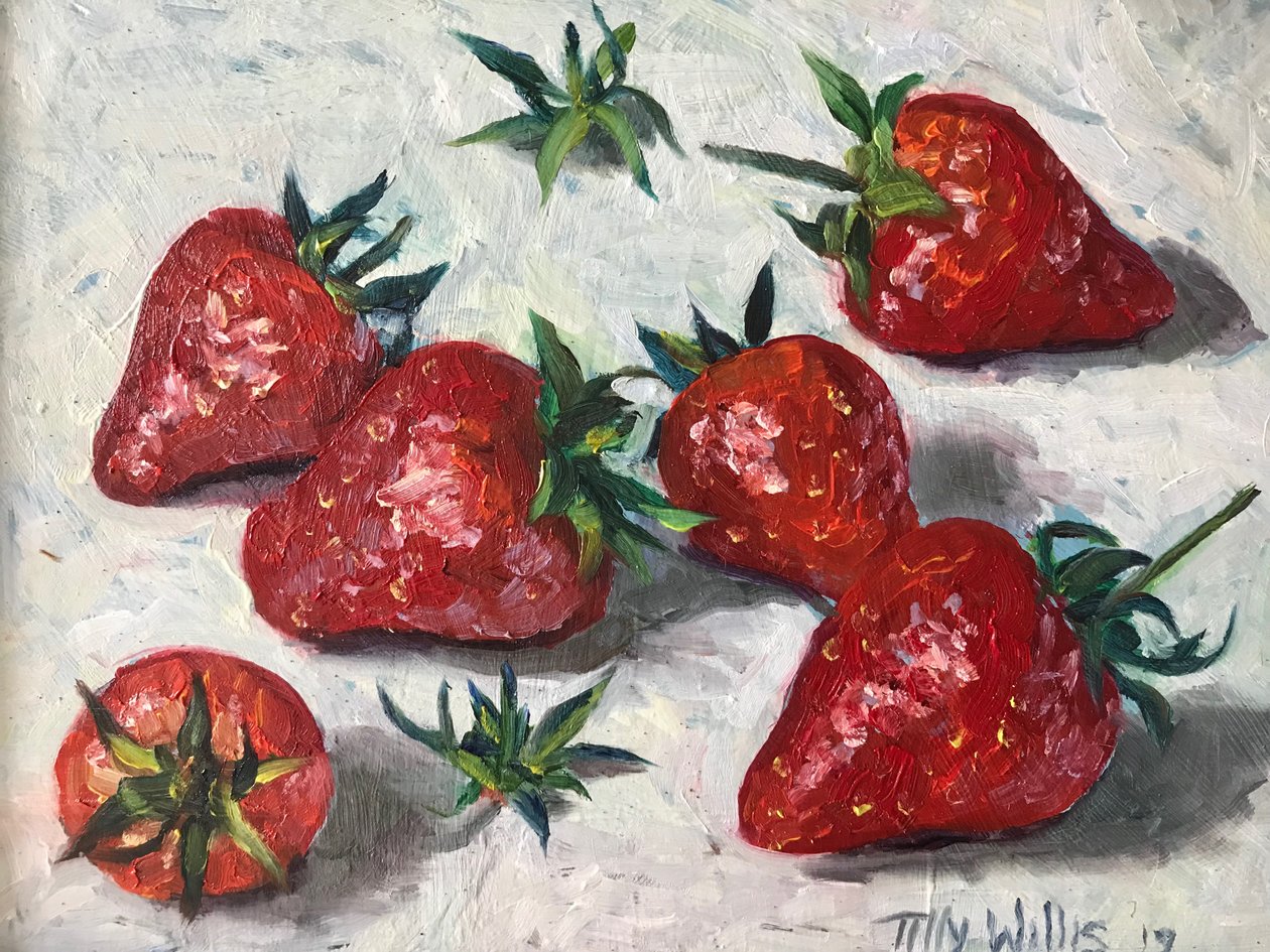 Fresas 2019 (aceite) de Tilly Willis