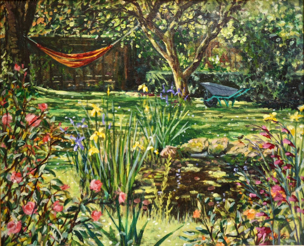 Estanque de verano 2021 (aceite) de Tilly Willis