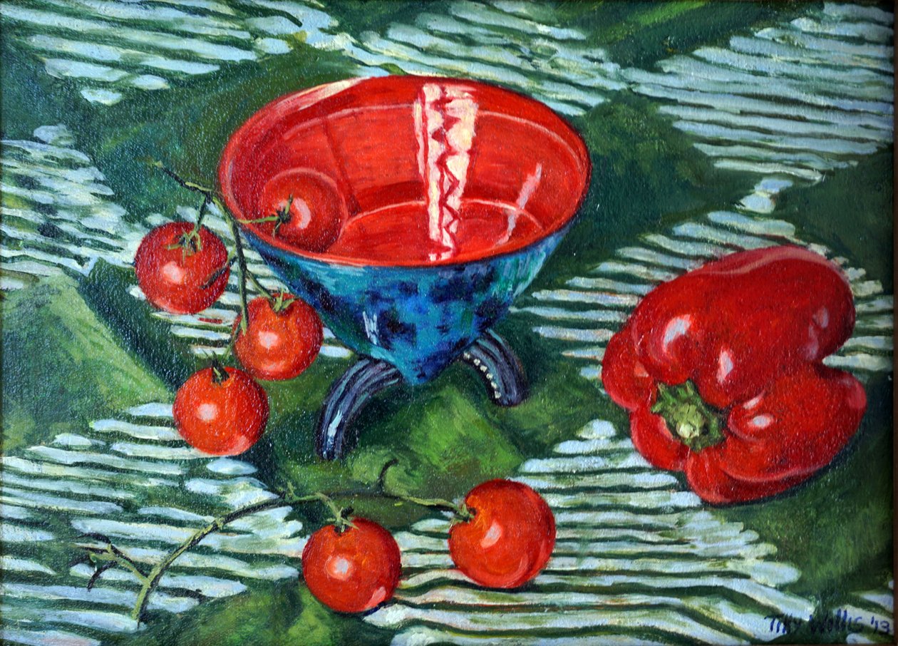 Tomates y pimiento de Tilly Willis