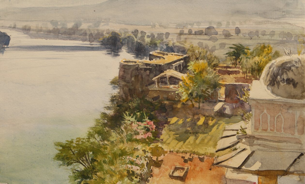 Río en Bhainnsrorgarh de Tim Scott Bolton