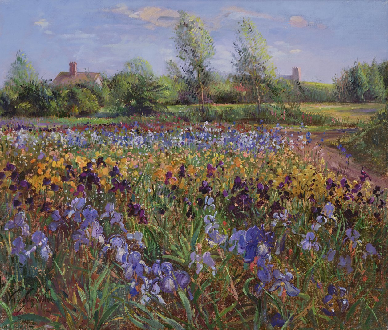 Iris y Burgate Green de Timothy Easton