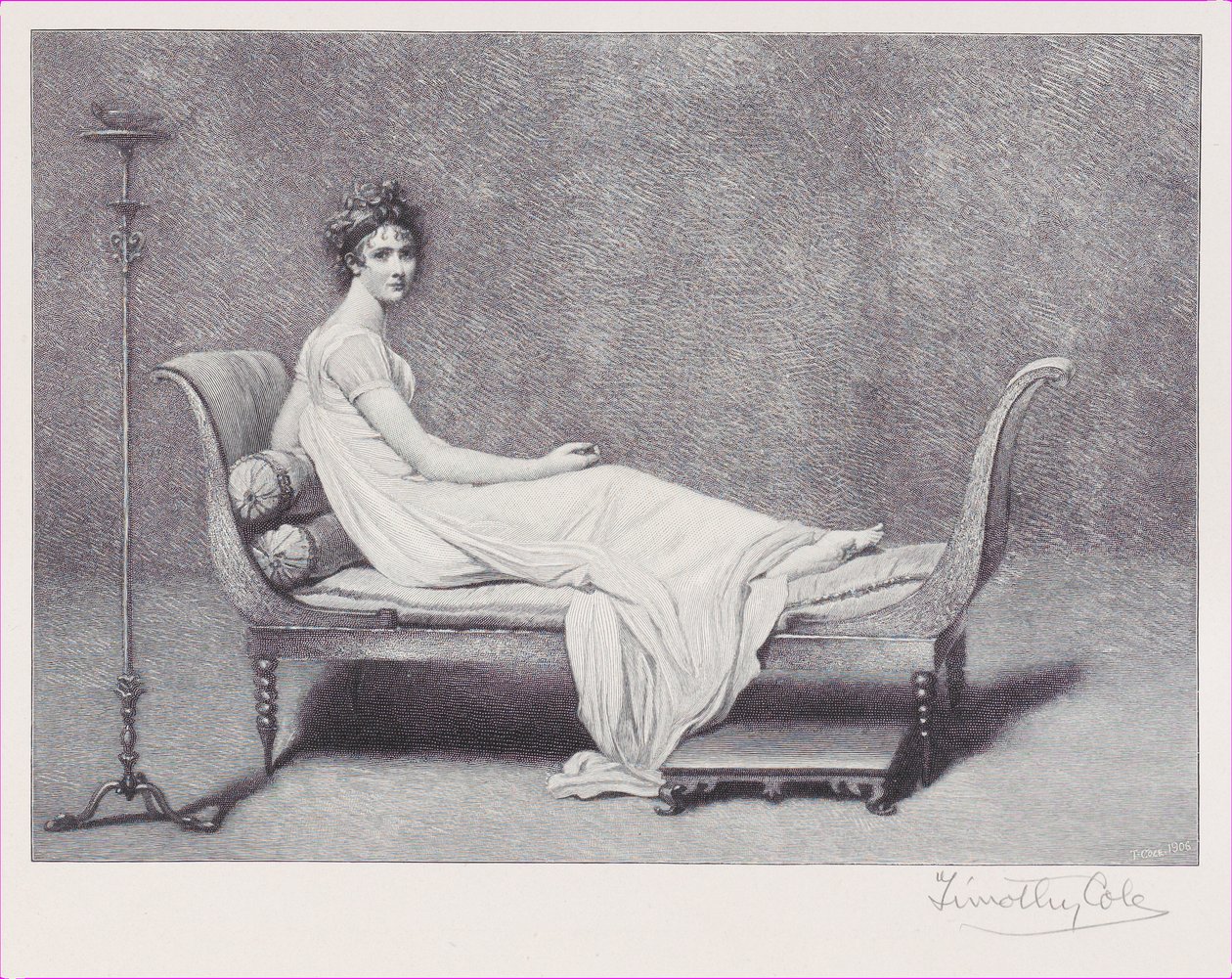 Madame Récamier, 1909 de Timothy Cole