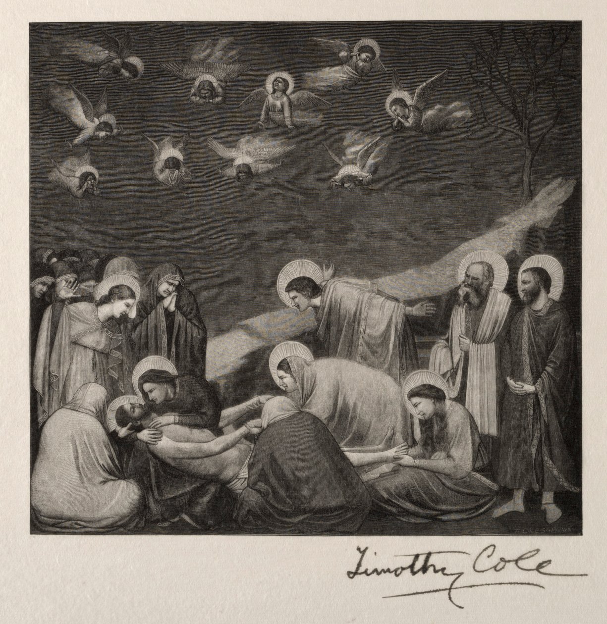 El entierro, 1887 de Timothy Cole