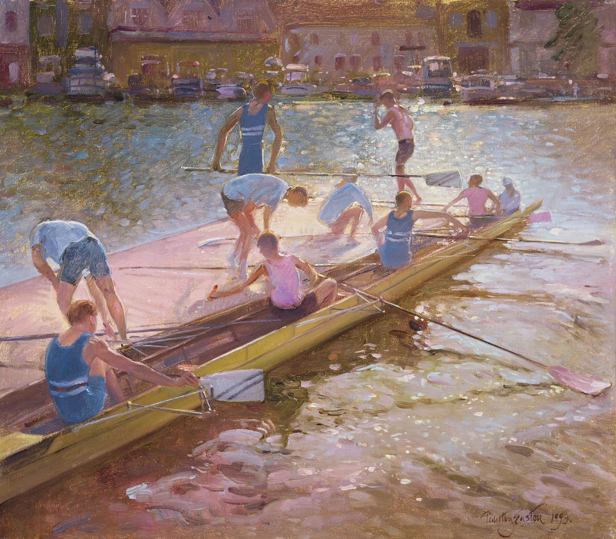 En la balsa, Henley, 1993 de Timothy Easton