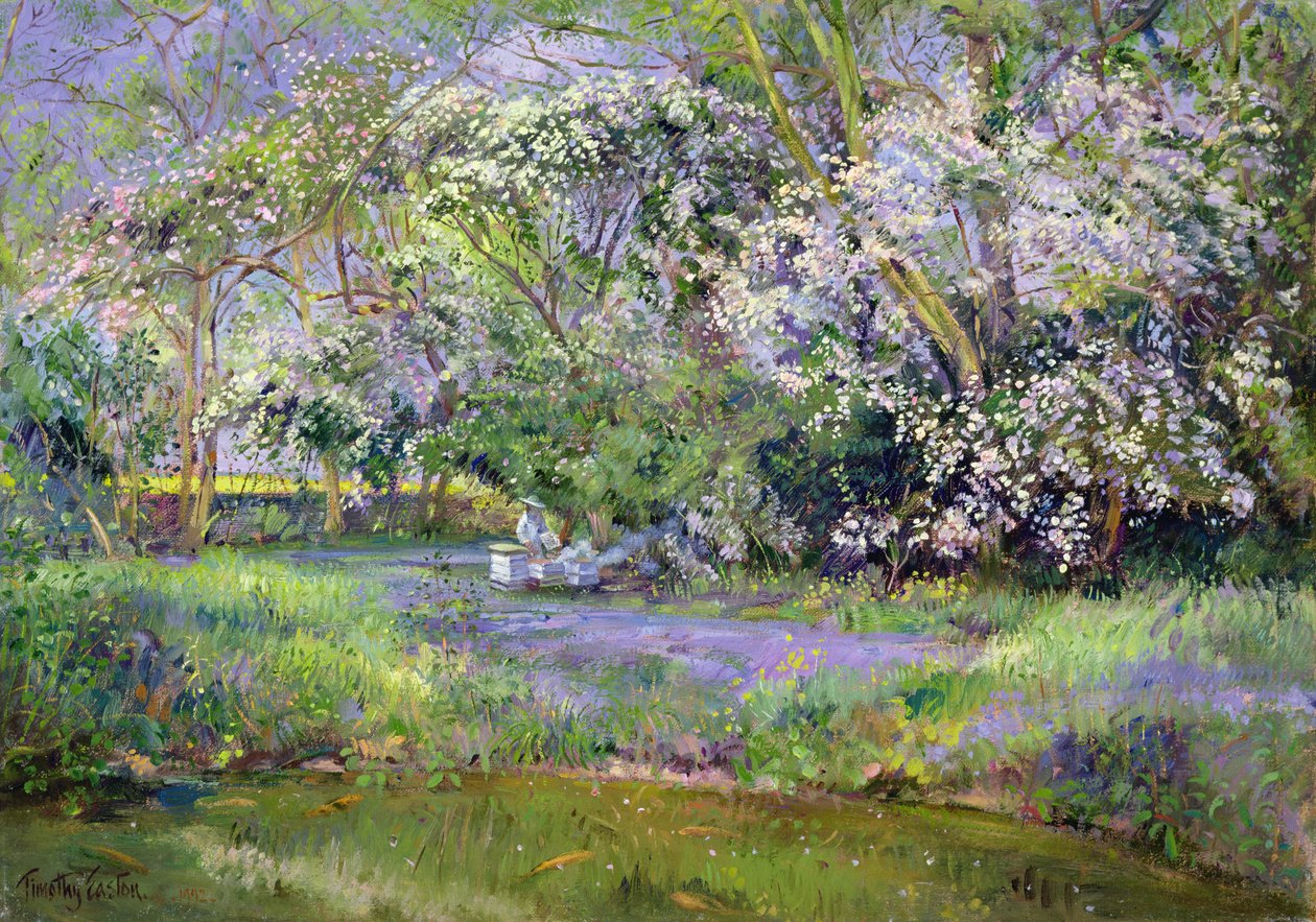 Colmenas en el bosque de Timothy Easton