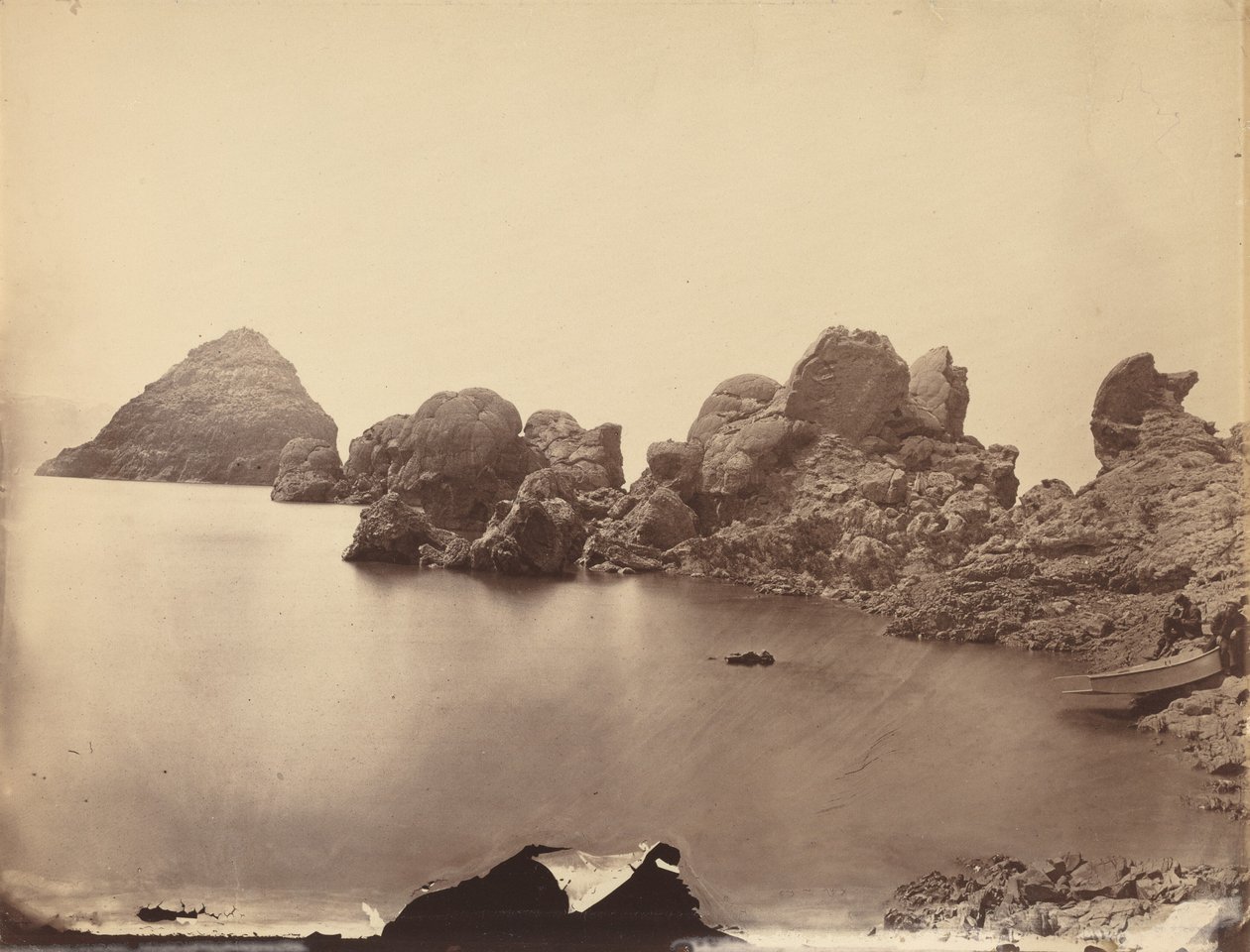 Tufa Domes, Pyramid Lake, Nevada,1867 (foto) de Timothy O