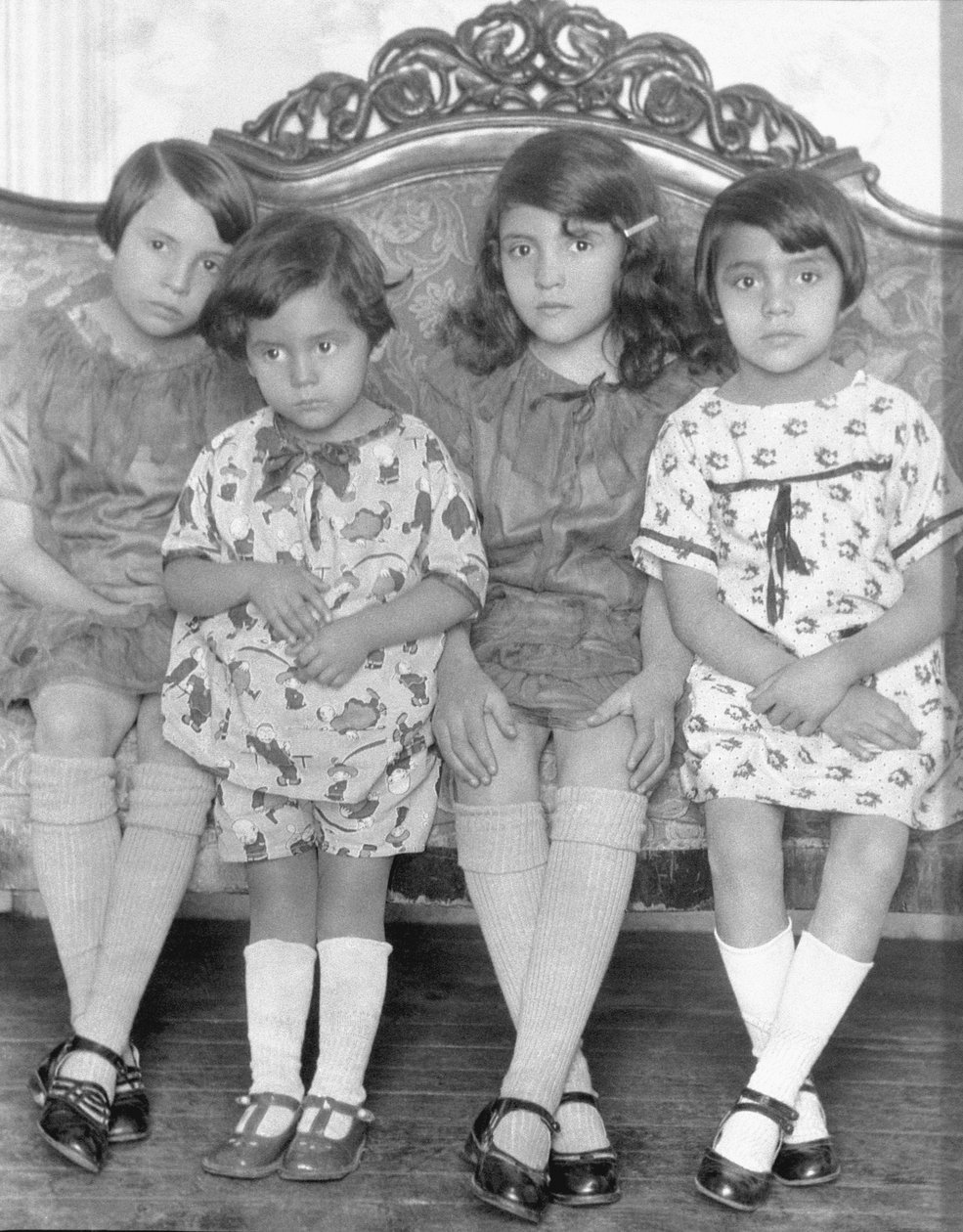 Cuatro chicas, Ciudad de México, c.1926 de Tina Modotti