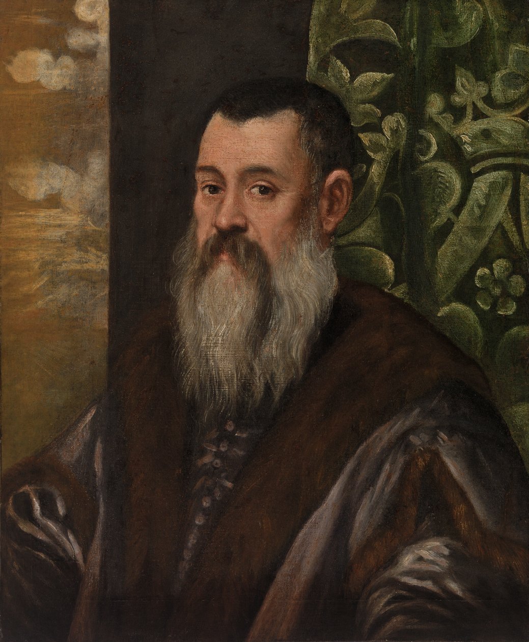 retrato de un caballero de Tintoretto (Jacopo Robusti)