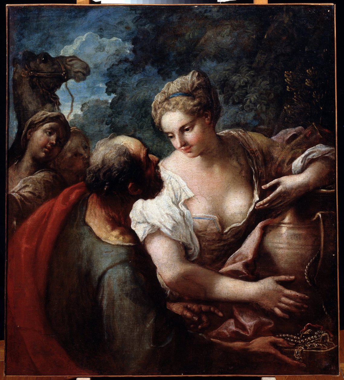Rebeca en el Pozo de Tiziano Vecelli