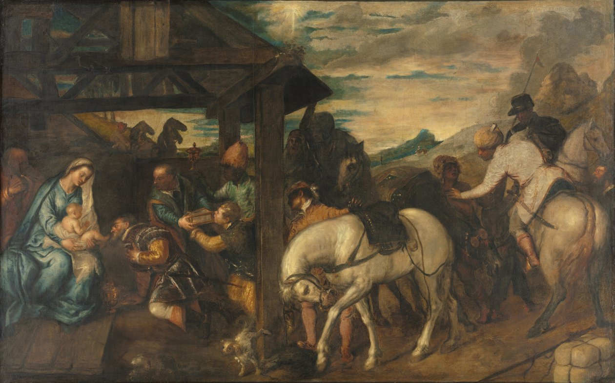 Adoración de los Magos de Titian