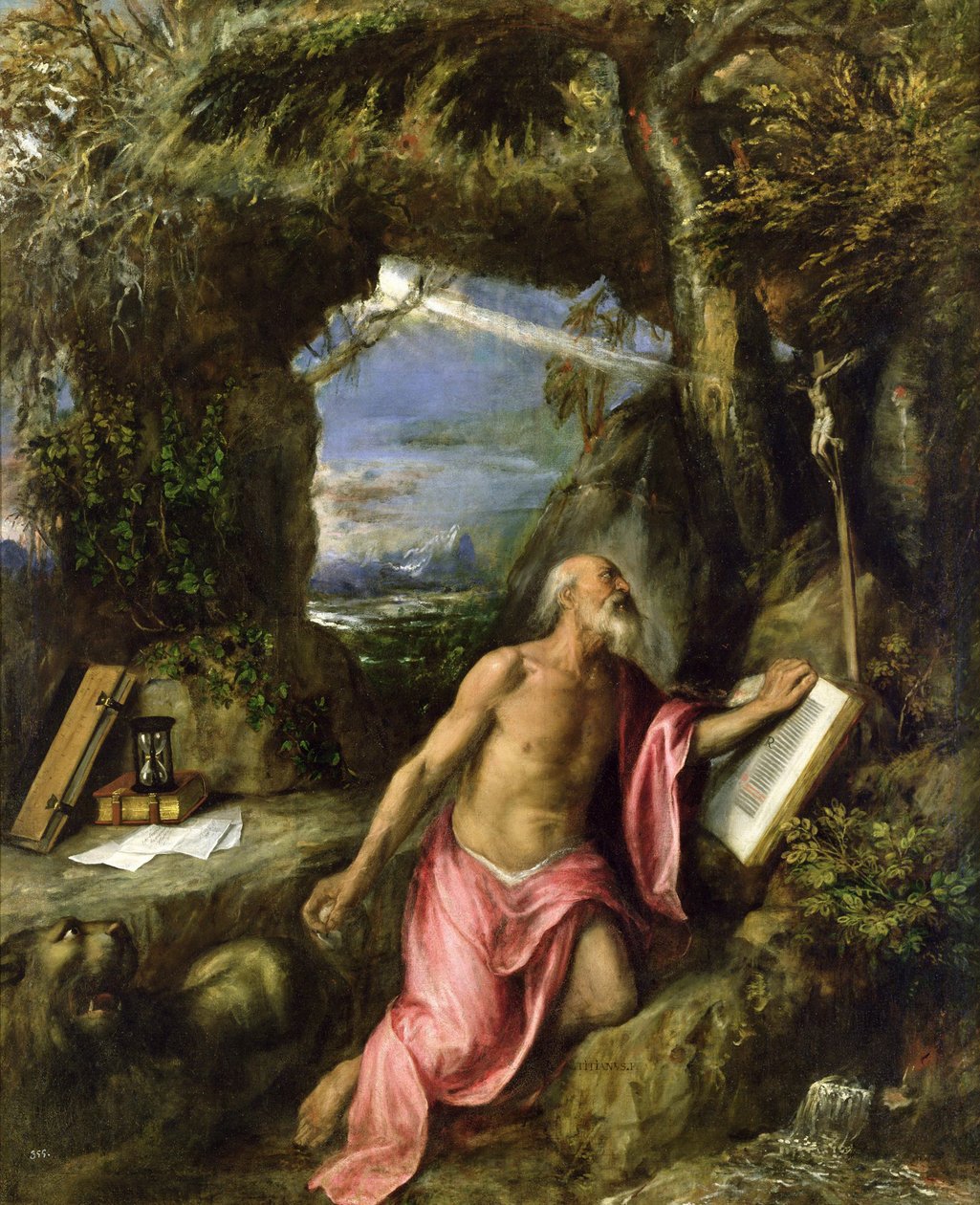 San Jerónimo Penitente de Titian