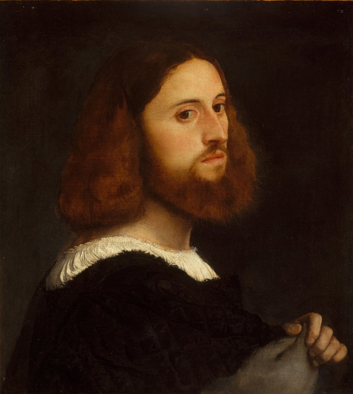 Retrato de un hombre de Tiziano Vecelli
