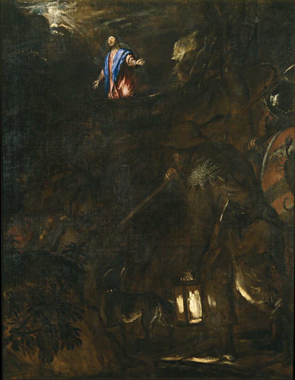 La Agonía en el Huerto de Getsemaní de Titian