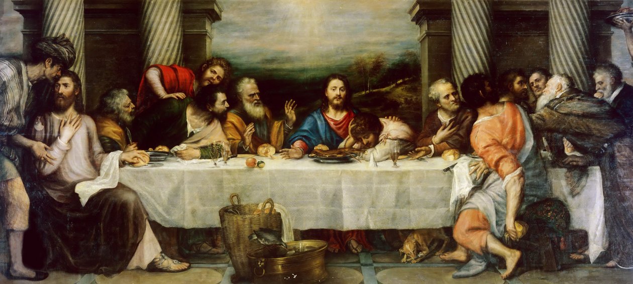 La Última Cena, 1557-1564 de Titian