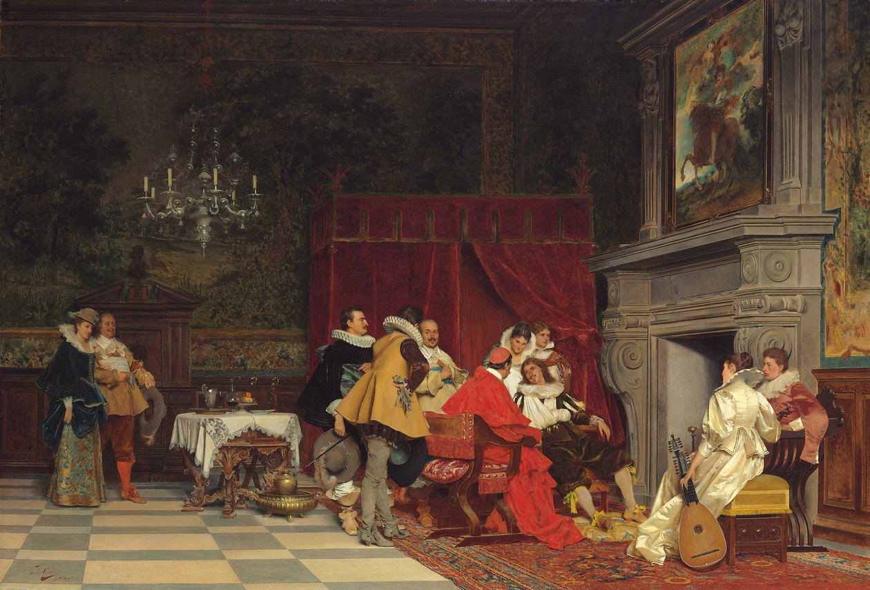 En casa del cardenal de Tito Conti