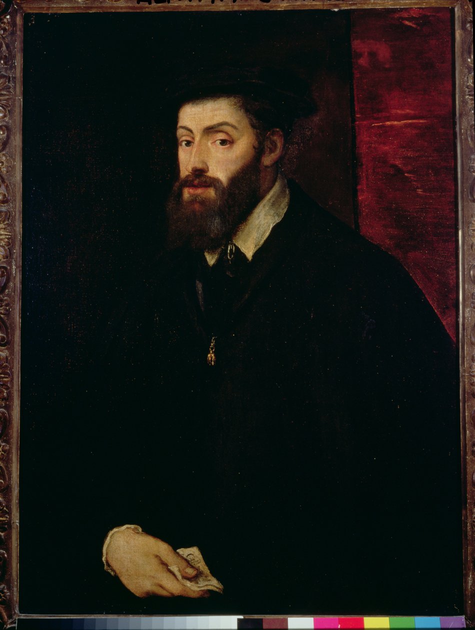 Retrato de Carlos V (1500-58) de Tiziano Vecelli