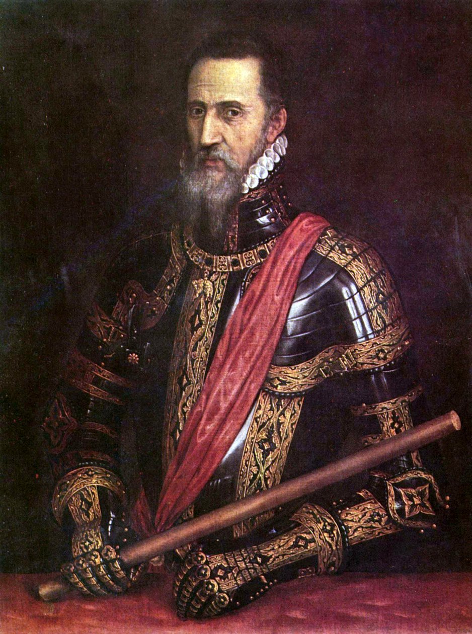 Retrato de Fernando Álvarez de Toledo de Tiziano Vecelli