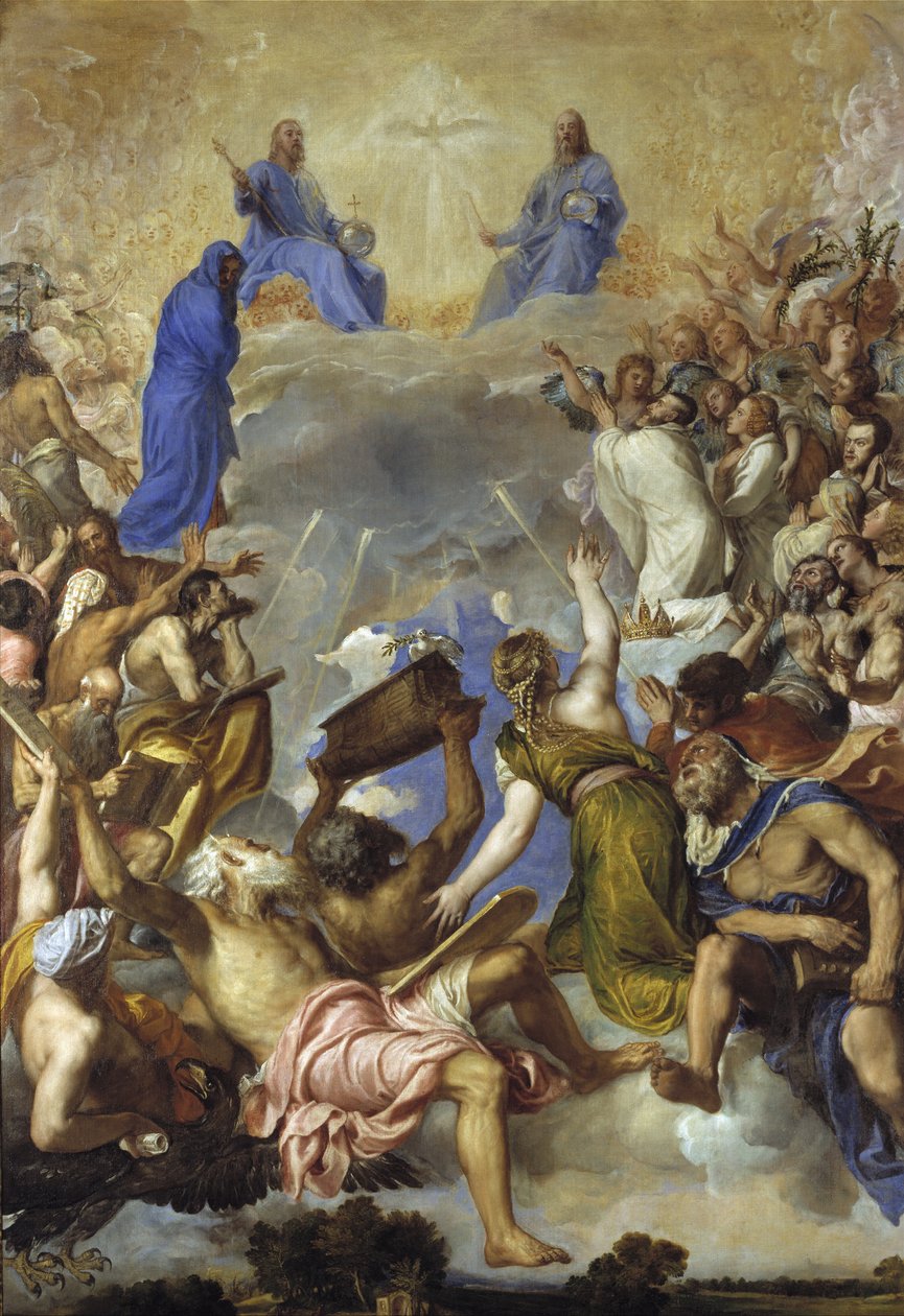 Gloria, 1551-1554 de Tiziano Vecelli