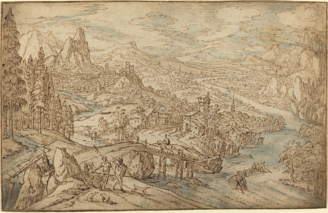 Paisaje fluvial de Tobias Verhaecht