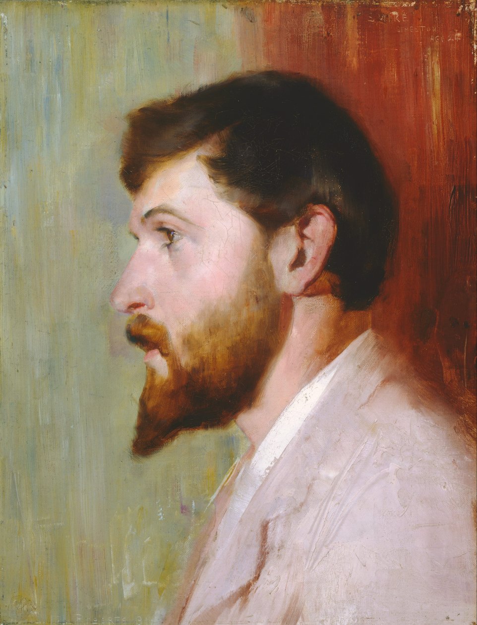 Smike Streeton a los 24 años de Tom Roberts