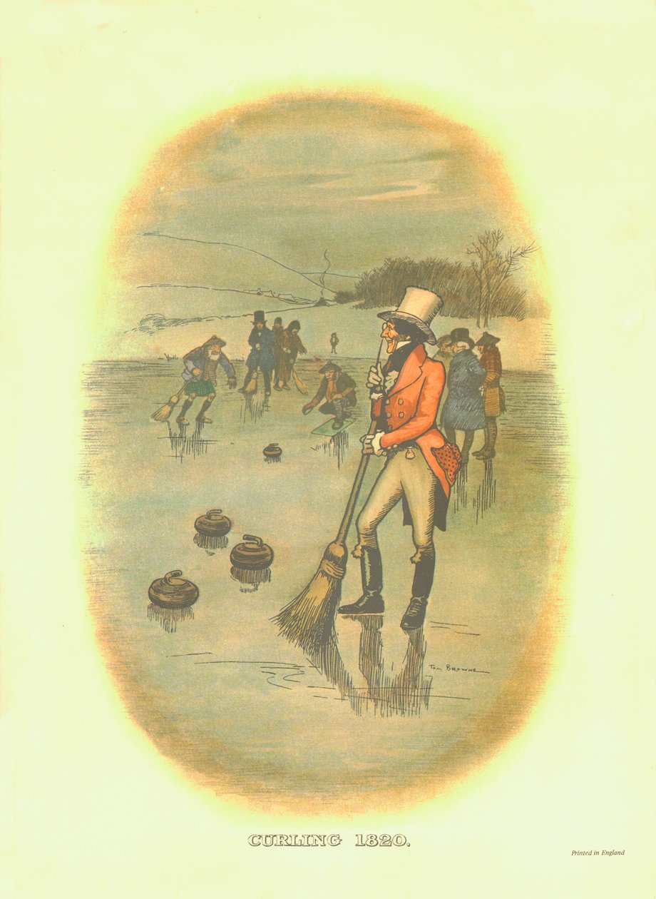 Curling, 1820 de Tom Browne