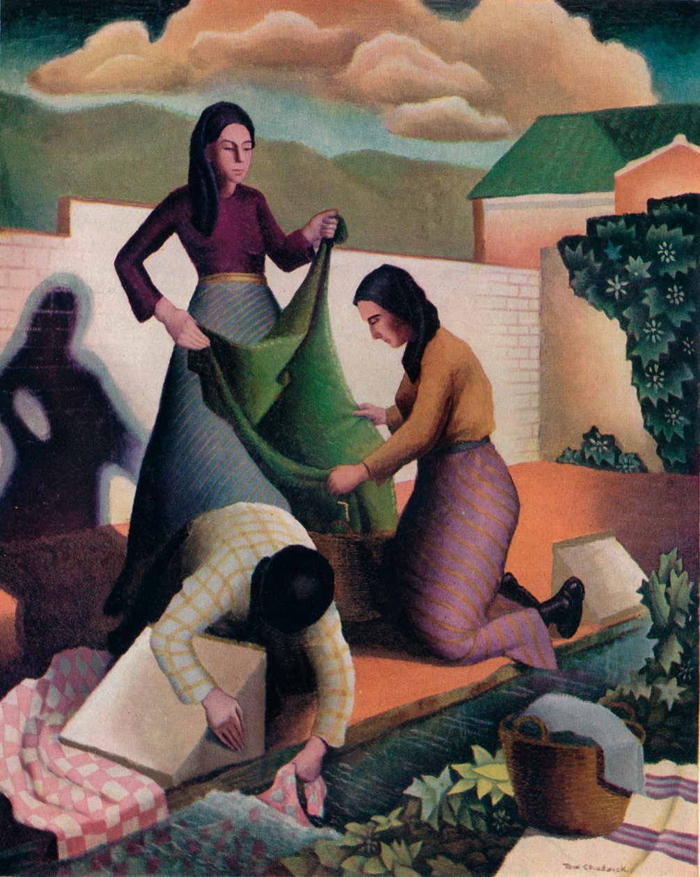 Lavandería en el Camino, 1935, 1937 de Tom Chadwick