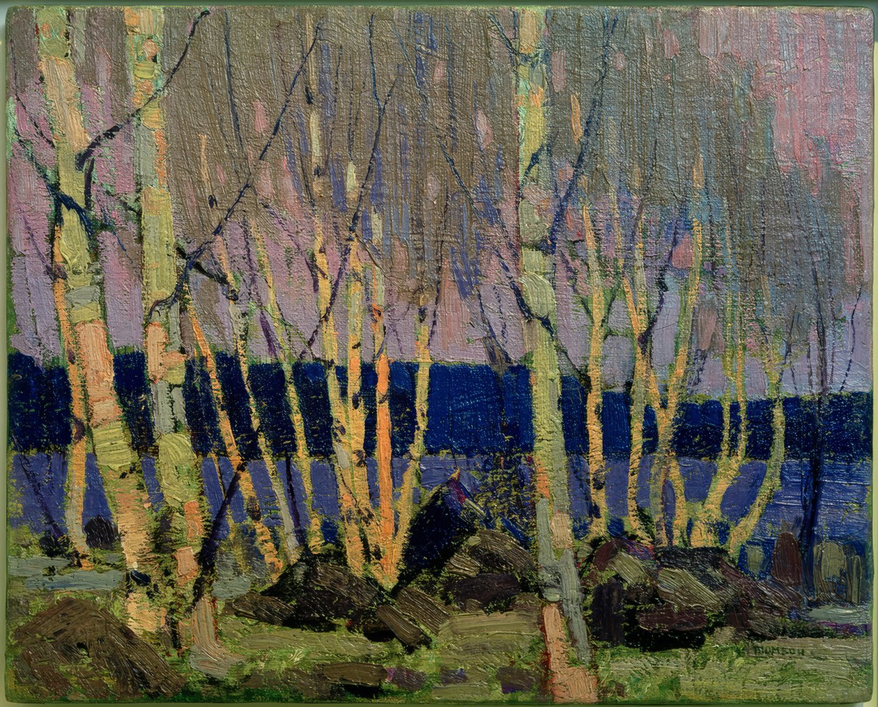 Tarde, Lago Canoe de Tom Thomson