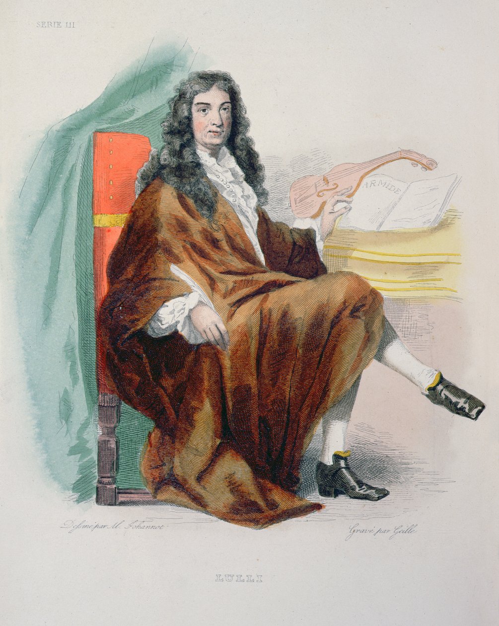 Jean-Baptiste Lully (1632-87) de Tony Johannot