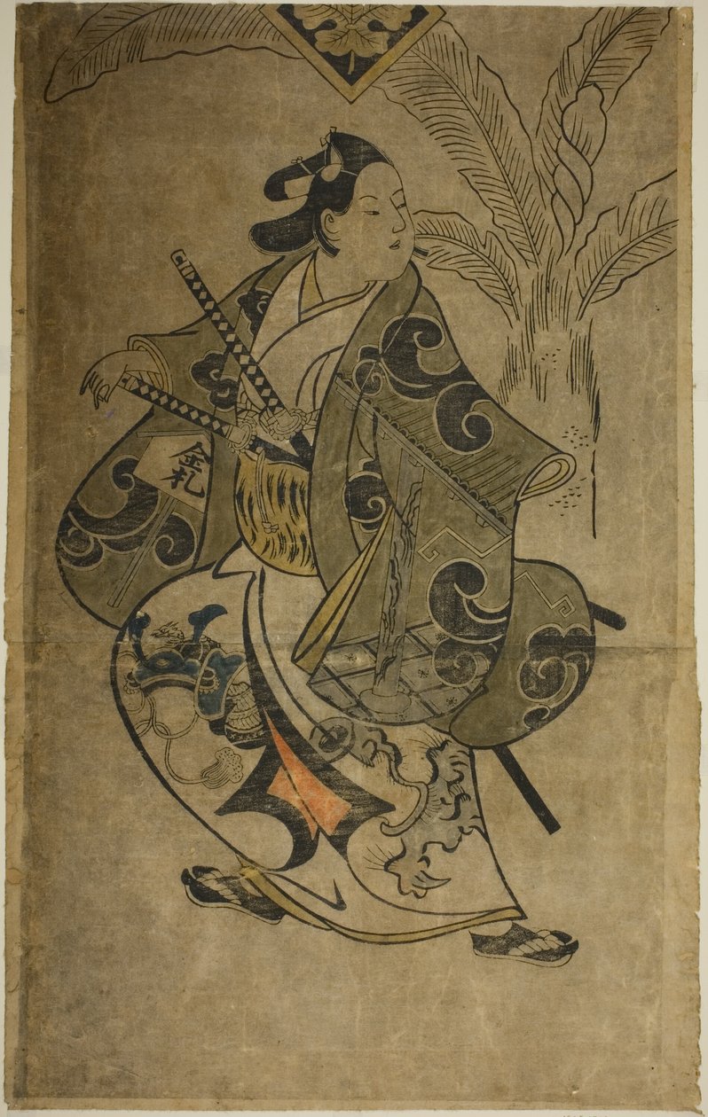 El actor Shinomiya Heihachi de Torii Kiyonobu I