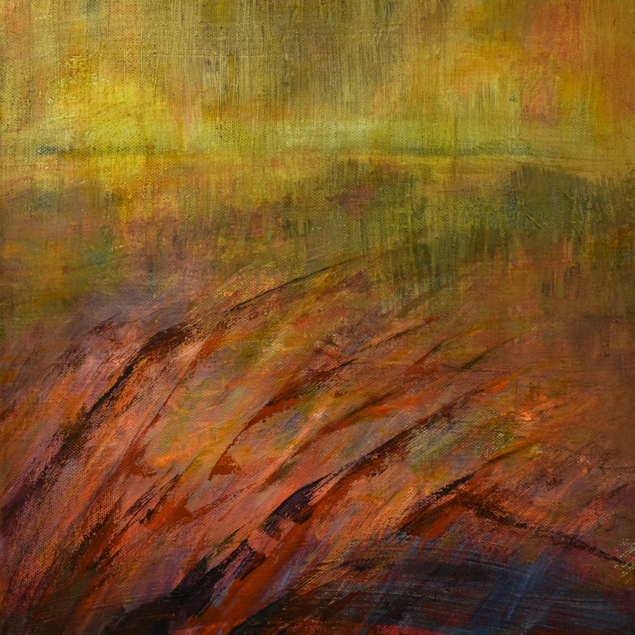 Sway, 2024 (óleo sobre lienzo) de Tracy Lambros