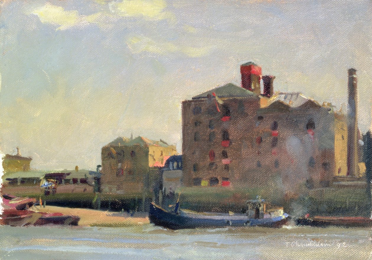 Contra la Marea, Rotherhithe, 1992 de Trevor Chamberlain