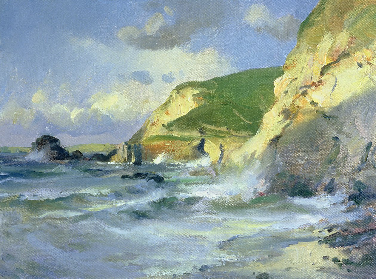Acantilados en St. Agnes de Trevor Chamberlain