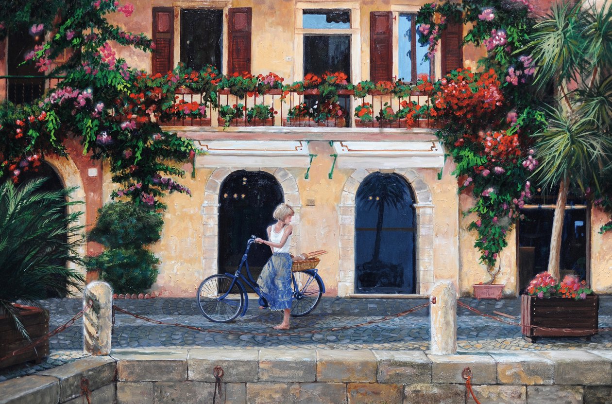 Limone, Lago de Garda, Italia, 2003 de Trevor Neal