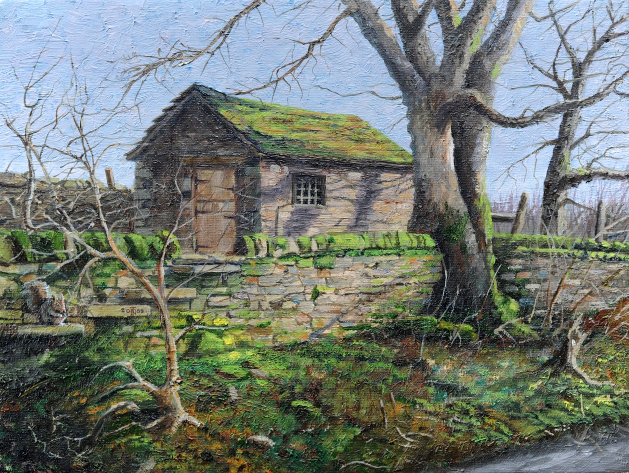 Granero de piedra, Alport, Derbyshire, 2009 de Trevor Neal