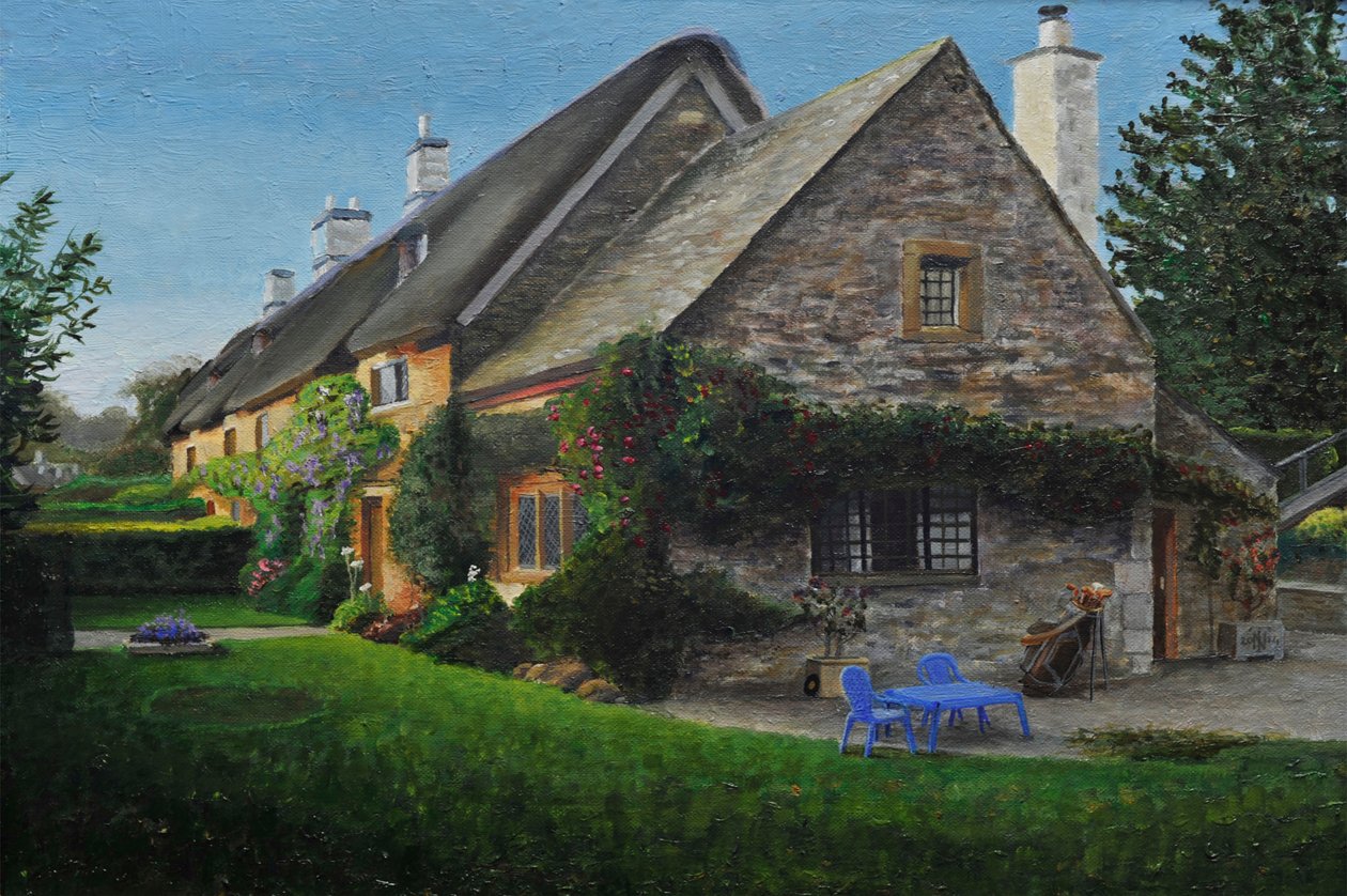 Cabaña de paja, Great Tew, 2014 de Trevor Neal