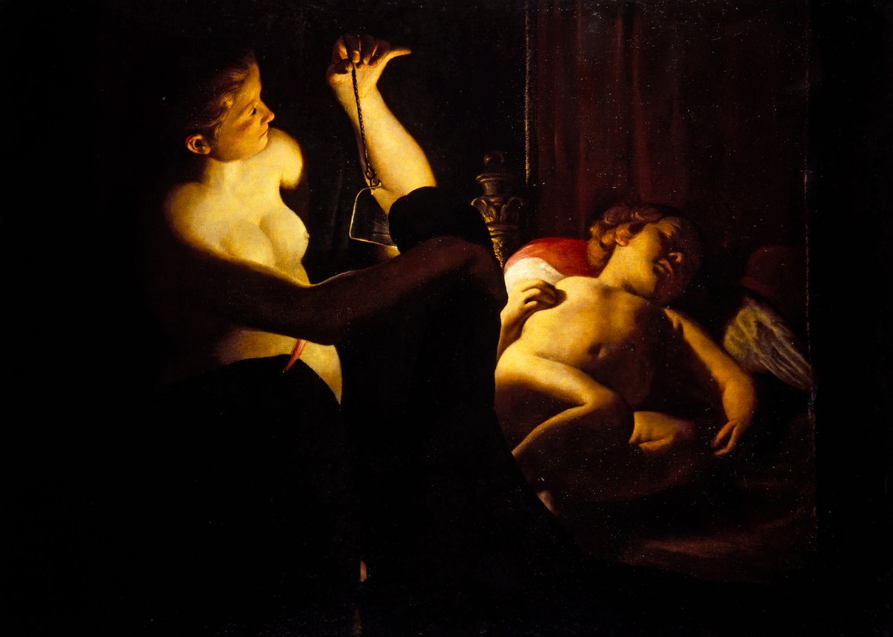 Cupido y Psique de Trophime Bigot