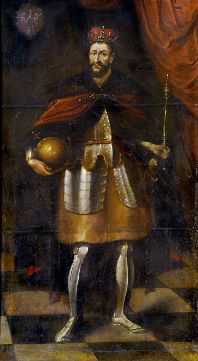 Retrato del Rey Wladyslaw II. Jagiello, 1677 de Trycjusz