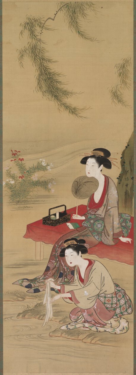 Beneath the Willow de Tsukioka Sessai