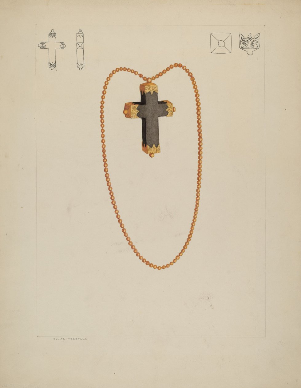 Collar de Cruz de Tulita Westfall