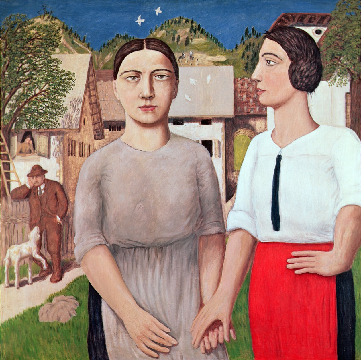 La Corte de las Palomas de Tullio Garbari