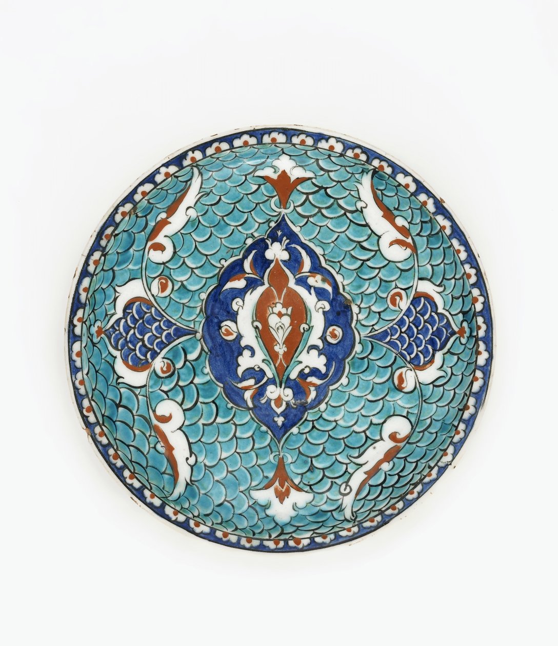Plato, Iznik, dinastía Otomana de Turkish School