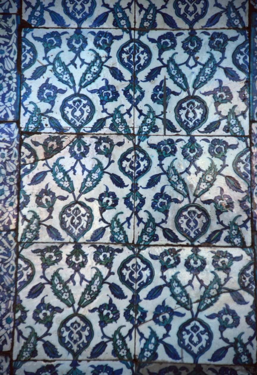 Panel de azulejos otomanos de Turkish School