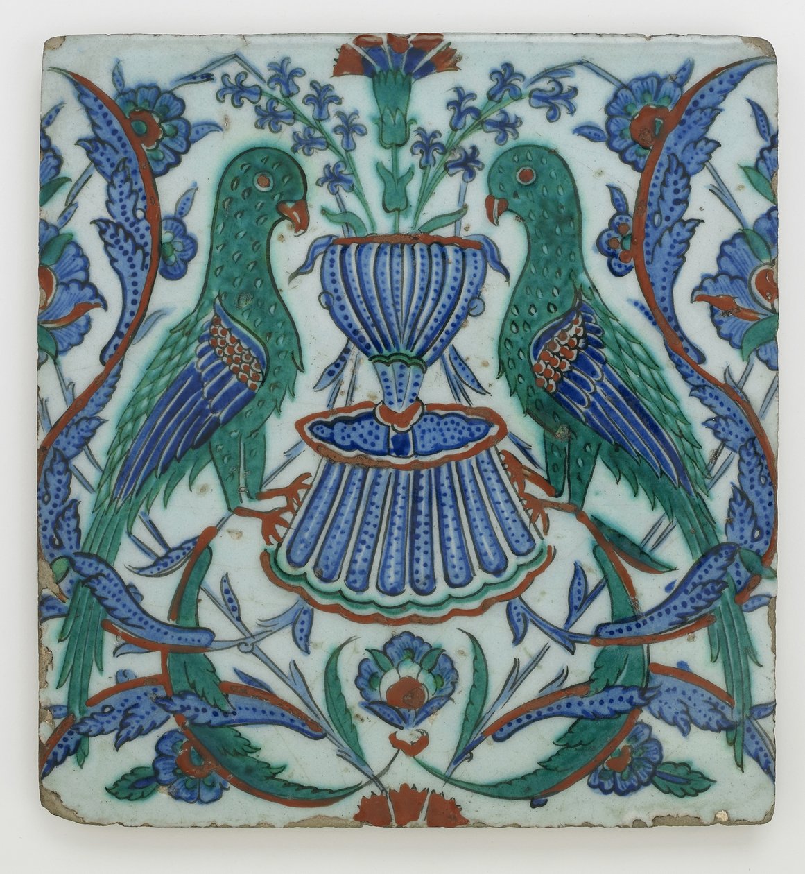 Azulejo, Iznik, dinastía Otomana de Turkish School