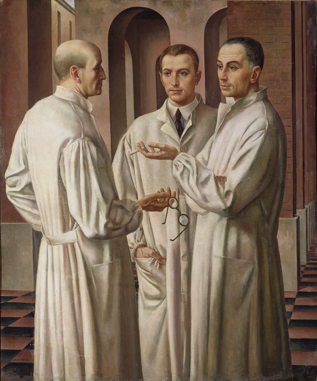Tres cirujanos de Ubaldo Oppi